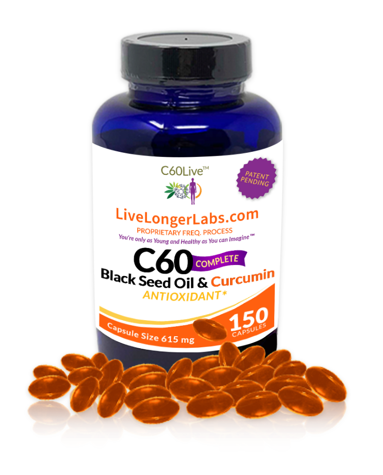 C60 Complete blackseed oil and curcumin